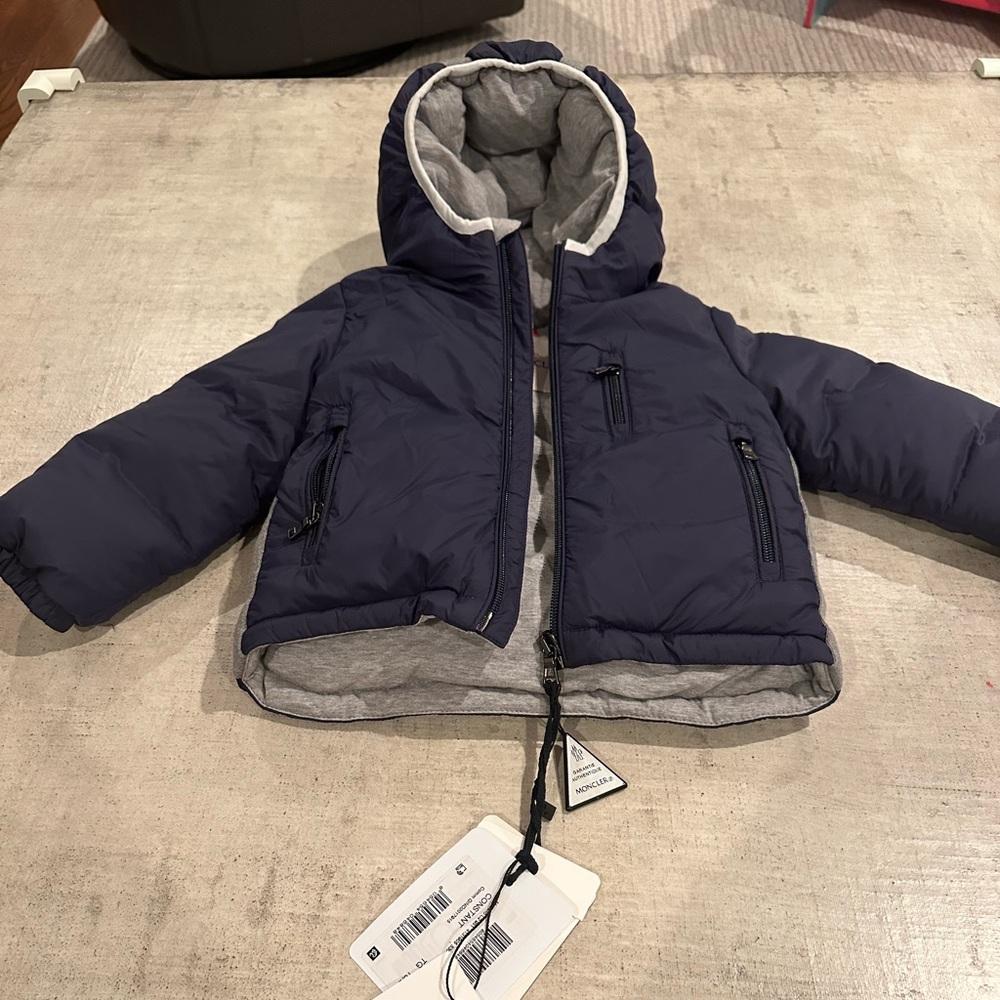 Moncler down jacket size 18/24 months never worn, new condition